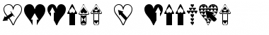 Hearts n Arrows Font
