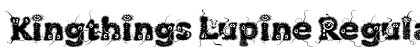 Kingthings Lupine Regular Font Preview