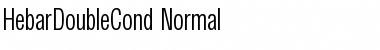 HebarDoubleCond Normal Font