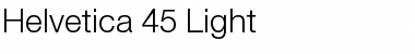 Helvetica 45 Light Regular