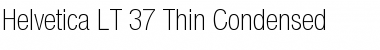 HelveticaNeue LT 37 ThinCn Regular Font