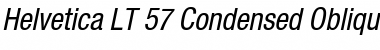 HelveticaNeue LT 57 Cn Font