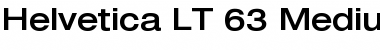 Download HelveticaNeue LT 63 MdEx Font