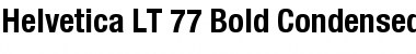 Download HelveticaNeue LT 77 BdCn Font