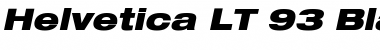 HelveticaNeue LT 93 BlackEx Font