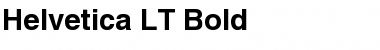 Helvetica LT Bold