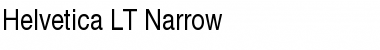Helvetica LT Narrow Regular