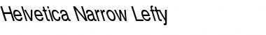 Helvetica-Narrow Lefty Regular Font