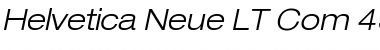 Helvetica Neue LT Com 43 Light Extended Oblique