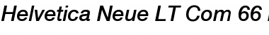 Helvetica Neue LT Com 66 Medium Italic