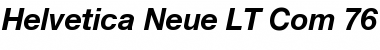 Helvetica Neue LT Com 76 Bold Italic