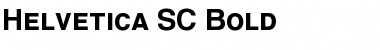 Helvetica SC Bold Font
