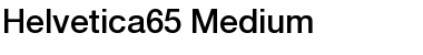 Download Helvetica65-Medium Font