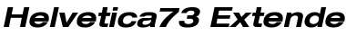Helvetica73-Extended BoldItalic