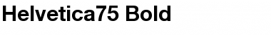 Helvetica75 Font