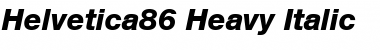 Helvetica86-Heavy Font