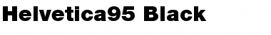 Helvetica95-Black Black Font