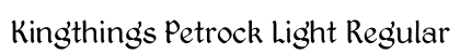 Kingthings Petrock Light Regular Preview