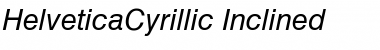 HelveticaCyrillic RomanItalic