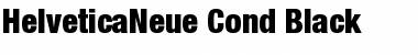 HelveticaNeue Cond Black Font