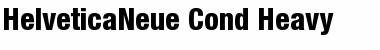 HelveticaNeue Cond Heavy Font
