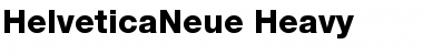 HelveticaNeue Heavy