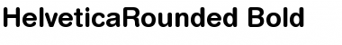 HelveticaRounded Bold Font
