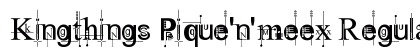Kingthings Pique'n'meex Regular font free download