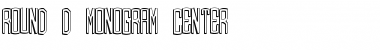 Round_3D_Monogram_Center Font