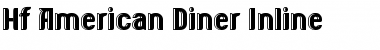 Hf American Diner Inline Regular Font