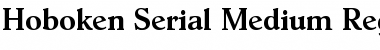 Hoboken-Serial-Medium Regular Font