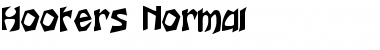 Hooters-Normal Regular Font
