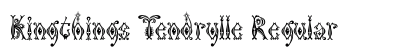 Kingthings Tendrylle Regular font free download