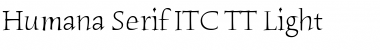 Humana Serif ITC TT Font