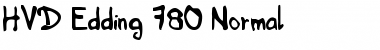 HVD Edding 780 Normal Font