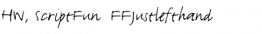Download HW, ScriptFun - FFJustlefthand Font