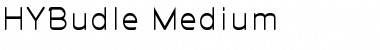 HYBudle-Medium Font