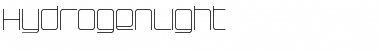 Hydrogen Light Regular Font