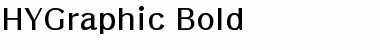 HYGraphic-Bold Font