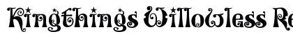 Kingthings Willowless Regular font free download