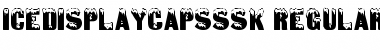 IceDisplayCapsSSK Regular Font