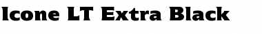 Icone LT ExtraBlack Font