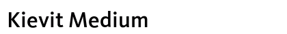 Kievit Medium Preview