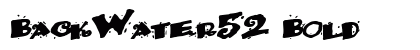 BackWater52 Bold Preview