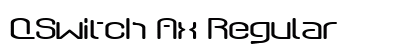 QSwitch Ax Regular Font Preview