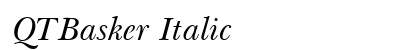 QTBasker Italic Preview