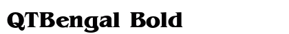 QTBengal Bold font free download