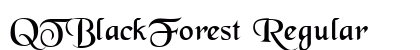 QTBlackForest Regular font free download