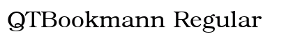QTBookmann Regular Preview