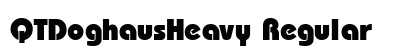 QTDoghausHeavy Regular font free download